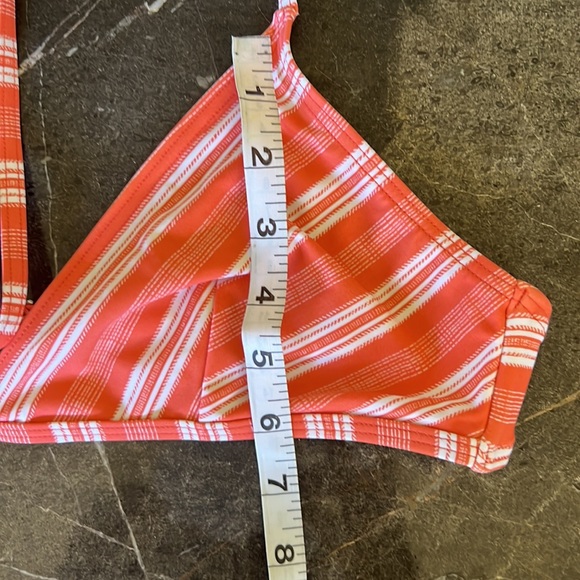 Like New Minkpink L Bikini Top Orange/White Pullover - Picture 6 of 6